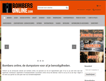 Tablet Screenshot of bombersonline.com